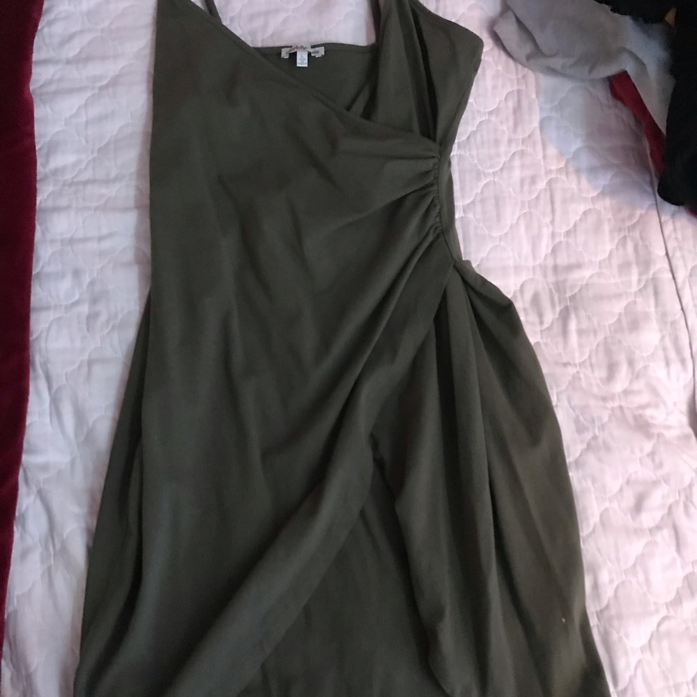 Dark green dress